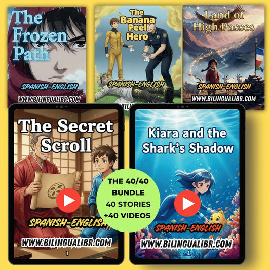 The Bilingual Language Warrior Suite: 40 High-Immersion Anime Stories ⚔️📚🌍